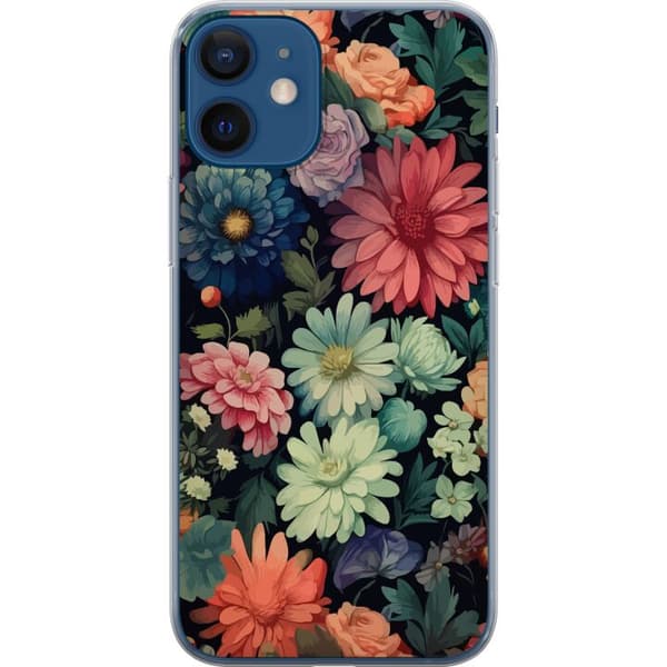Kompatibelt Mobildeksel til Apple iPhone 12 Blomster