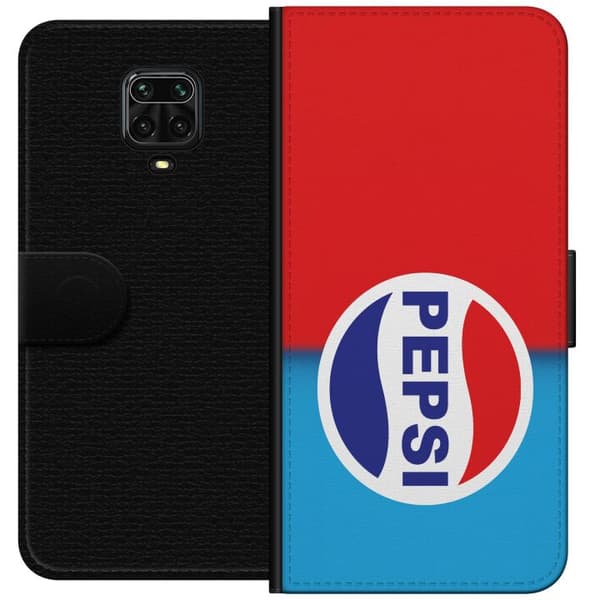 Kompatibelt Lommeboketui til Xiaomi Redmi Note 9S Ikonisk Pepsi-design