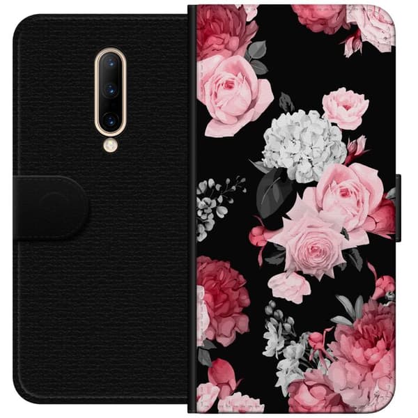 Kompatibelt Lommeboketui til OnePlus 7 Pro Floral Bloom