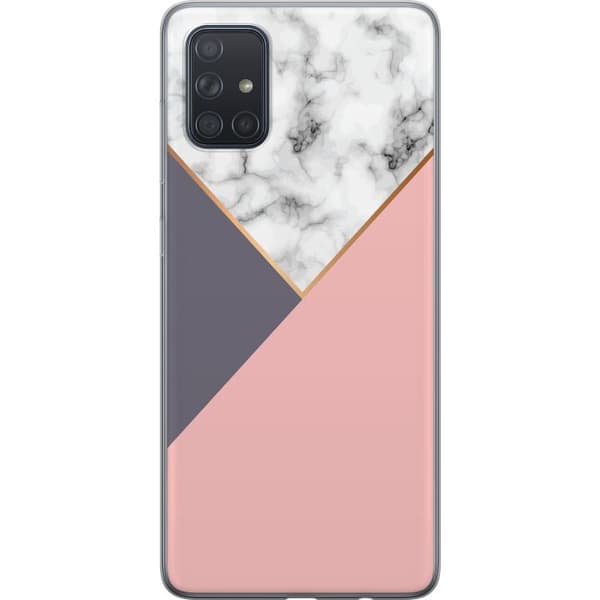 Kompatibelt Mobilskal till Samsung Galaxy A71 Marble Cut