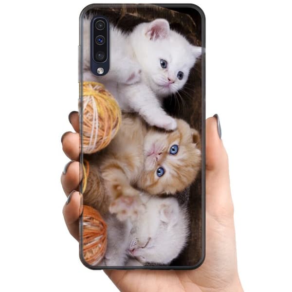 Kompatibelt Mobildeksel til Samsung Galaxy A50 Katter