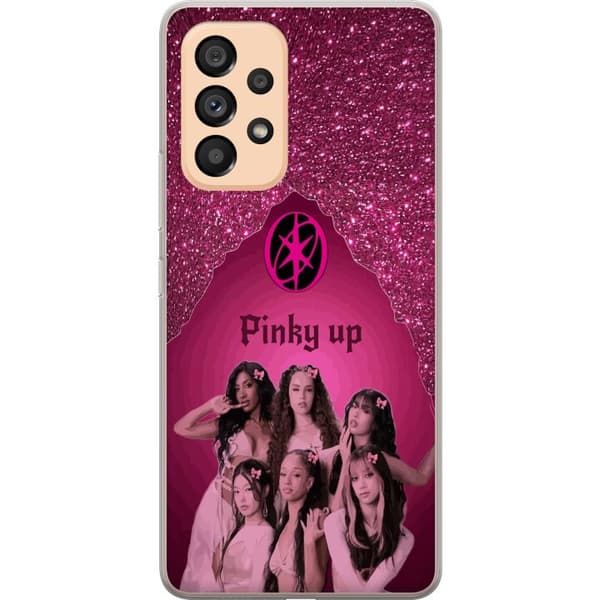 Kompatibelt Mobildeksel til Samsung Galaxy A53 5G KATSEYE Pinky Up