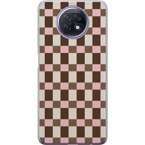 Kompatibelt Mobilskal till Xiaomi Redmi Note 9T Strawberry Mocha