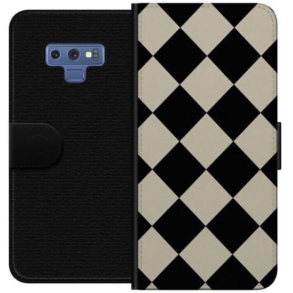 Kompatibelt Lommeboketui til Samsung Galaxy Note9 Mono-diamant