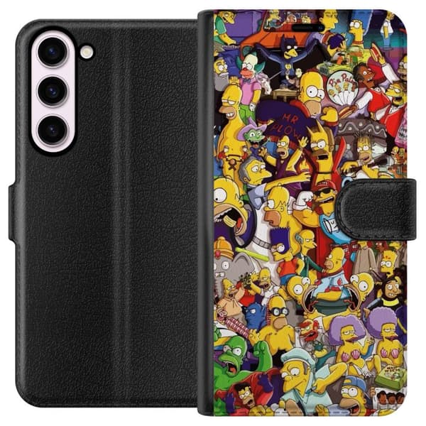Kompatibelt Plånboksfodral till Samsung Galaxy S23+ Simpsons