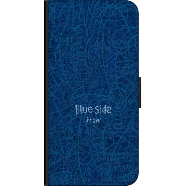 Kompatibelt Lommeboketui til Xiaomi Redmi Note 9S Blue Side klotter