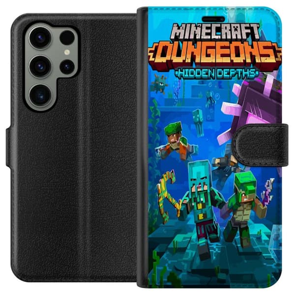 Kompatibelt Lommeboketui til Samsung Galaxy S23 Ultra Minecraft