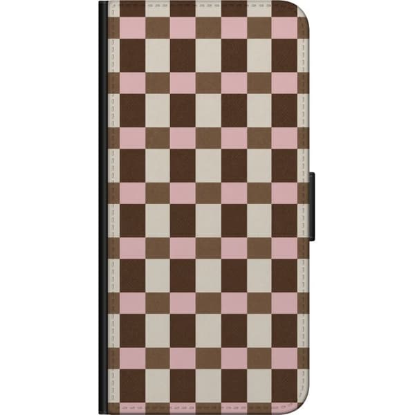 Kompatibelt Plånboksfodral till Xiaomi Redmi Note 9S Strawberry Mocha