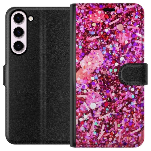Kompatibelt Plånboksfodral till Samsung Galaxy S23+ Glitter