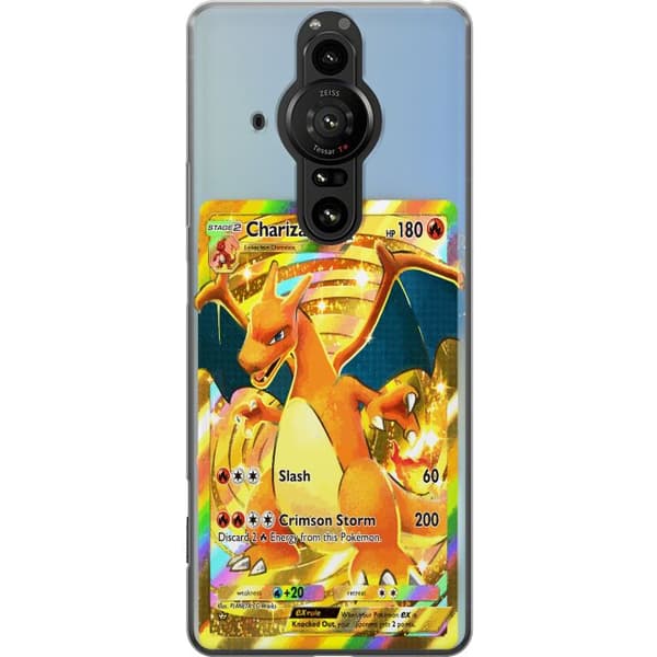 Kompatibelt Mobildeksel til Sony Xperia Pro-I Premiummotiv med Charizard EX