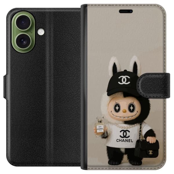 Kompatibel Tegnebogsetui til Apple iPhone 17 Sød modefigur med eksklusiv og stilfuld design