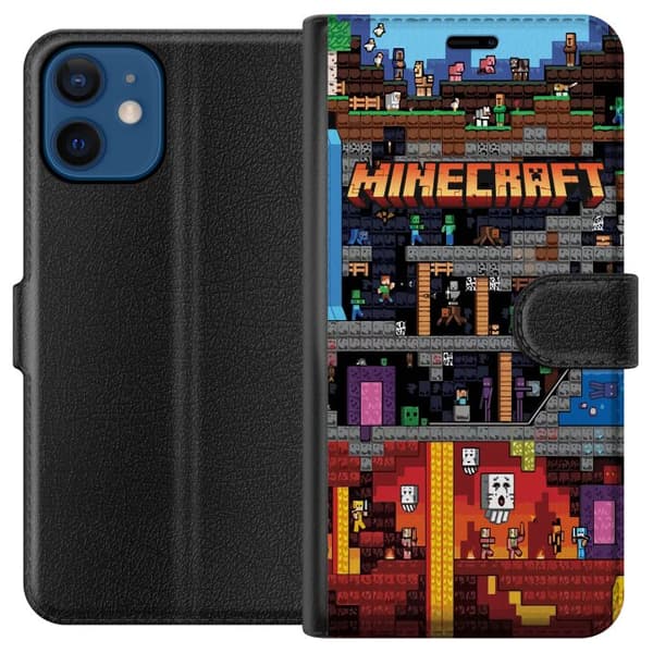 Yhteensopiva Lompakkokotelo Apple iPhone 12 mini Minecraft