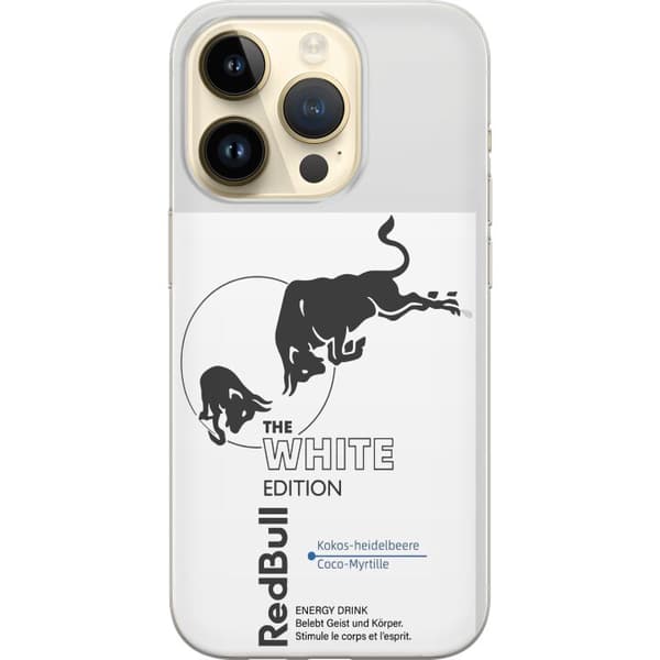 Kompatibelt Mobildeksel til Apple iPhone 15 Pro Moderne Red Bull White Edition design