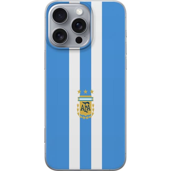 Kompatibelt Mobildeksel til Apple iPhone 16 Pro Max Argentina AFA-logo med klassisk lagslignende flaggdesign
