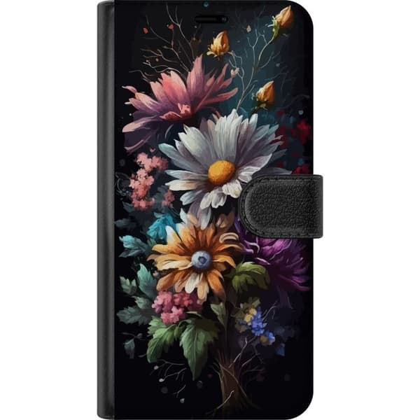 Kompatibelt Lommeboketui til Samsung Galaxy S23+ Blomster