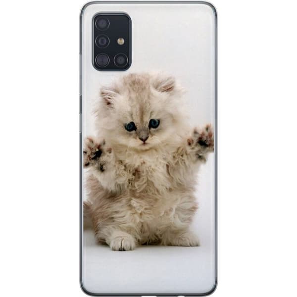 Kompatibelt Mobildeksel til Samsung Galaxy A51 Katt