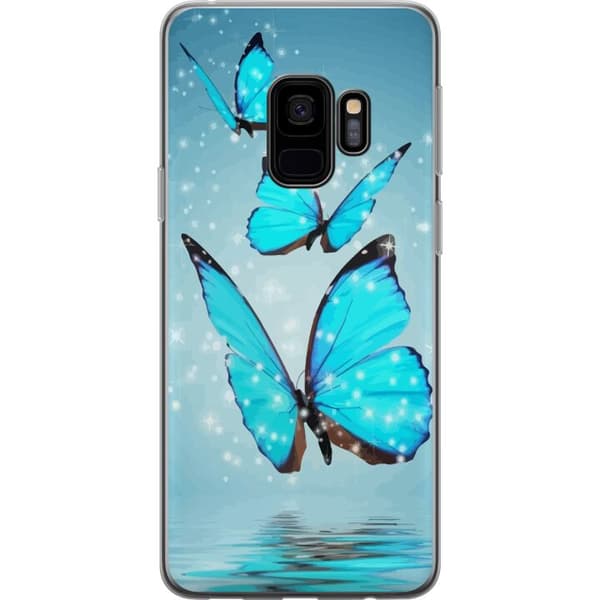 Kompatibelt Mobildeksel til Samsung Galaxy S9 Glimrende Sommerfugler