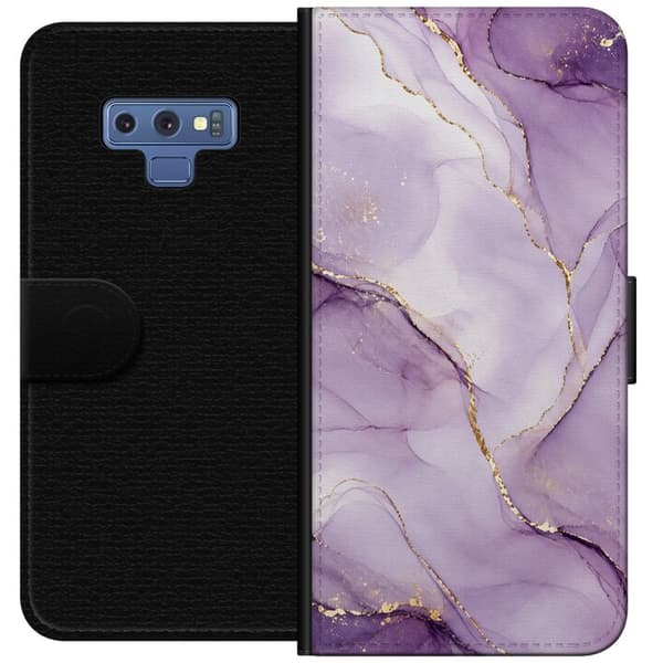 Kompatibelt Lommeboketui til Samsung Galaxy Note9 Lilla luksus