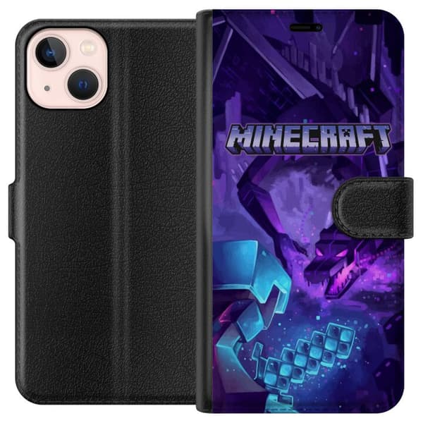 Kompatibelt Plånboksfodral till Apple iPhone 13 mini Minecraft