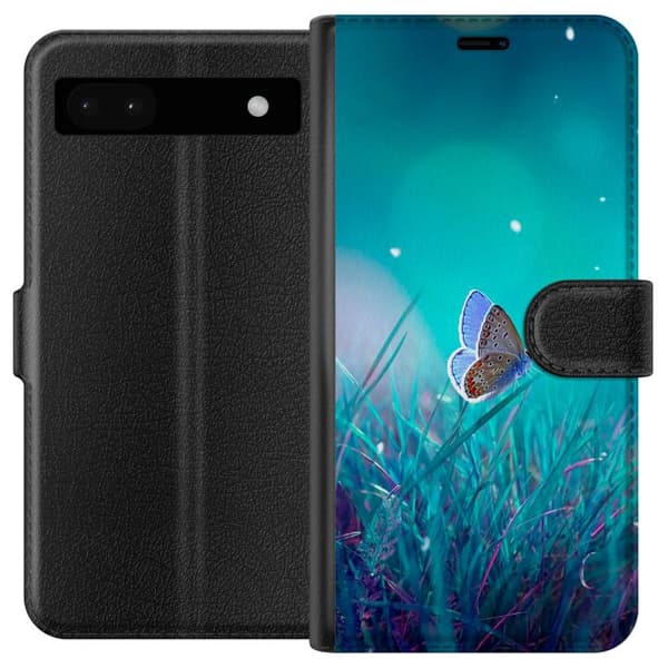 Kompatibel Tegnebogsetui til Google Pixel 6a Magisk Sommerfugl