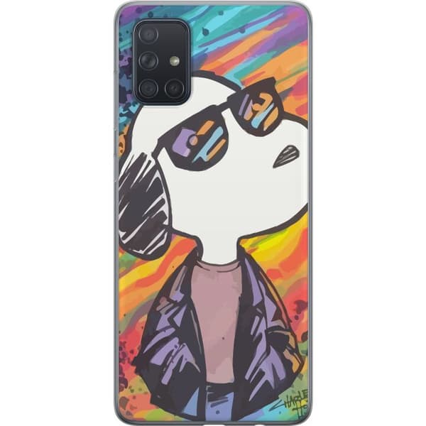 Kompatibelt Mobildeksel til Samsung Galaxy A71 Snobben Snoopy