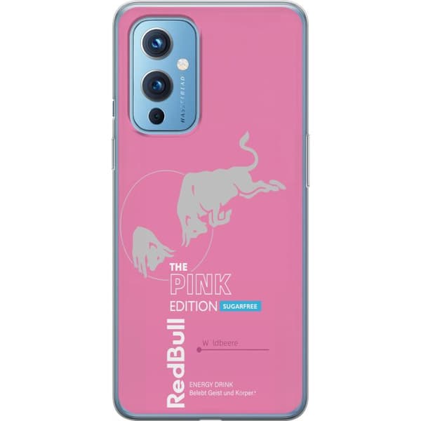 Kompatibelt Mobilskal till OnePlus 9 Modern rosa energidrycksdesign