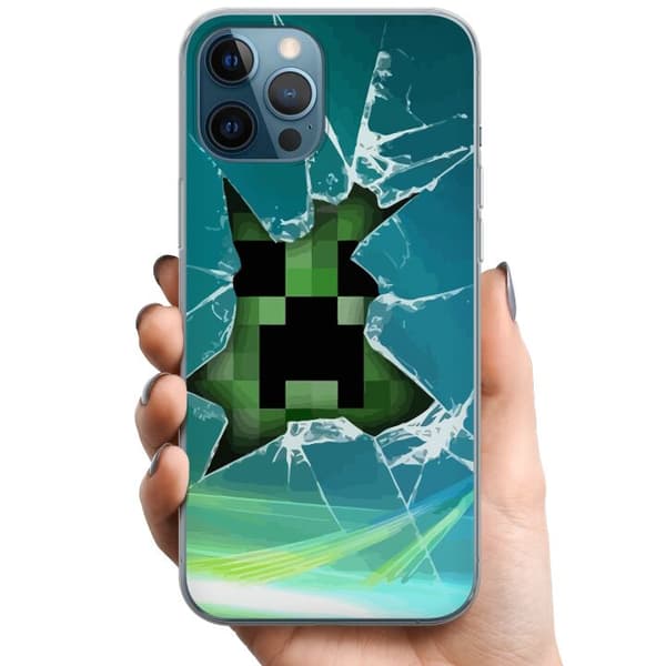 Kompatibelt Mobildeksel til Apple iPhone 12 Pro MineCraft