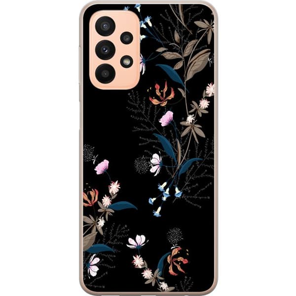 Kompatibelt Mobilskal till Samsung Galaxy A23 Blommor