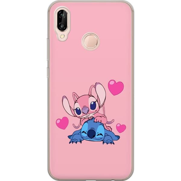Kompatibelt Mobildeksel til Huawei P20 lite Valentinsdag Stitch