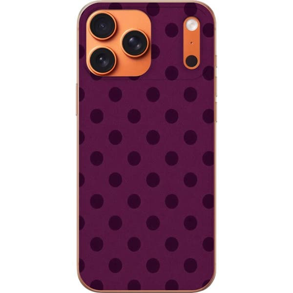 Kompatibelt Mobilskal till Apple iPhone 17 Pro Max Plum Dots