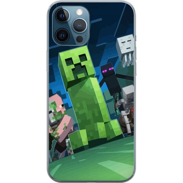 Kompatibel Mobilcover til Apple iPhone 12 Pro MineCraft