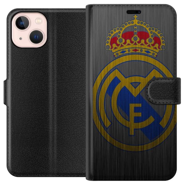 Kompatibelt Plånboksfodral till Apple iPhone 13 mini Real Madrid CF