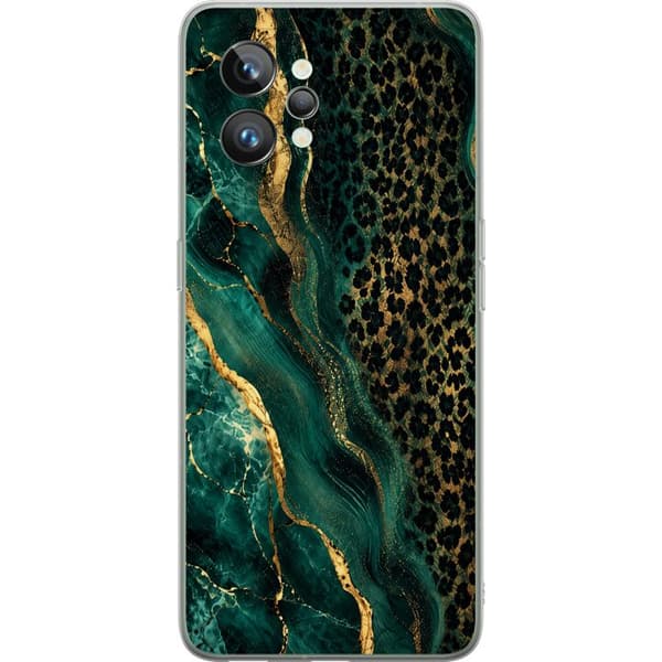 Kompatibelt Mobilskal till Realme GT2 Pro Emerald Leopard