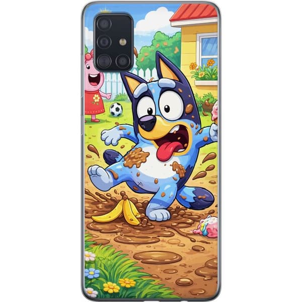 Kompatibelt Mobildeksel til Samsung Galaxy A51 Blåy