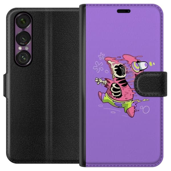 Kompatibel Tegnebogsetui til Sony Xperia 1 VII Smält Patrick