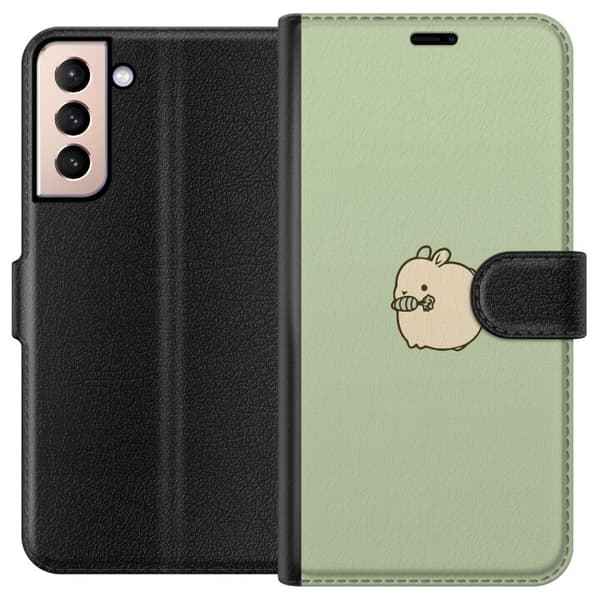 Kompatibelt Lommeboketui til Samsung Galaxy S21 Bunny