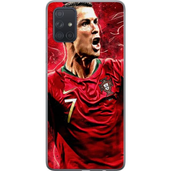 Kompatibelt Mobildeksel til Samsung Galaxy A71 Cristiano Ronaldo