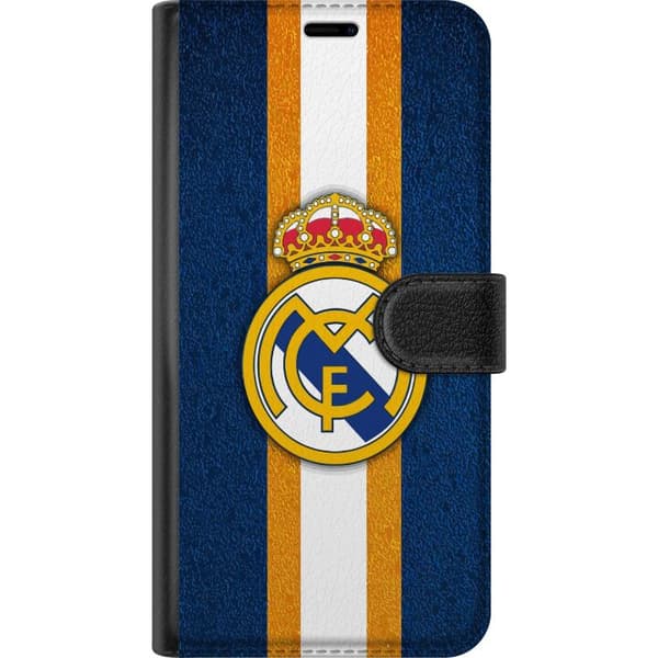 Kompatibel Tegnebogsetui til Apple iPhone 14 Pro Real Madrid CF