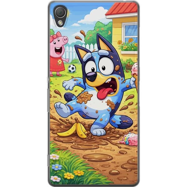 Kompatibelt Mobildeksel til Sony Xperia Z3 Blåy