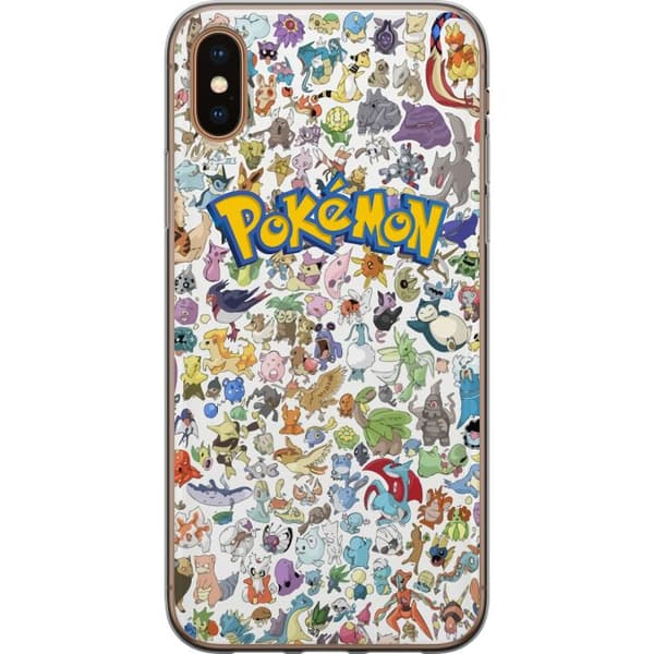 Kompatibelt Mobildeksel til Apple iPhone X Pokemon