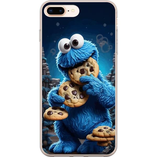 Kompatibelt Mobildeksel til Apple iPhone 7 Plus Klassiskt Kakemonster med store sjokoladekaker