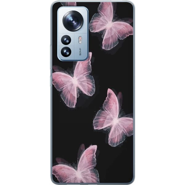 Kompatibel Mobilcover til Xiaomi 12 Pro Sommerfugle