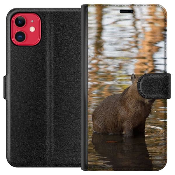 Kompatibelt Plånboksfodral till Apple iPhone 11 Capybara