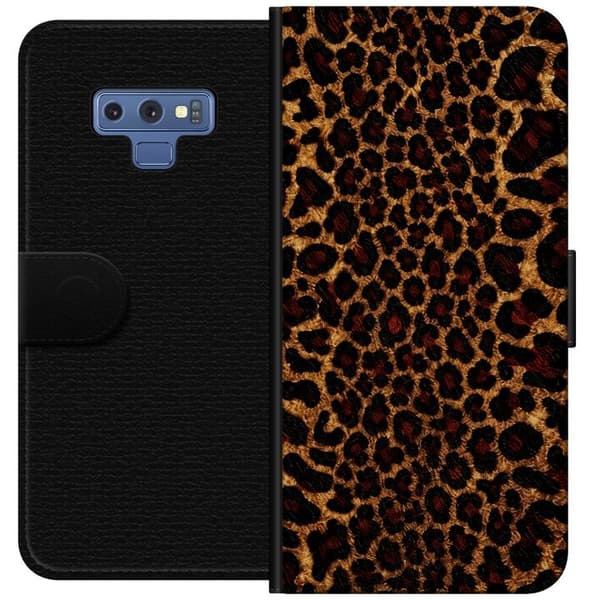 Kompatibelt Lommeboketui til Samsung Galaxy Note9 Leopardikon