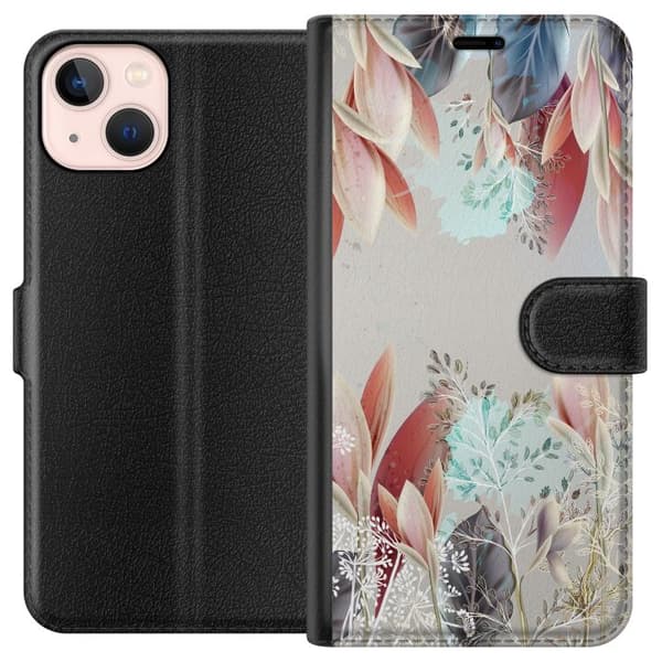 Kompatibelt Plånboksfodral till Apple iPhone 13 mini Blommor