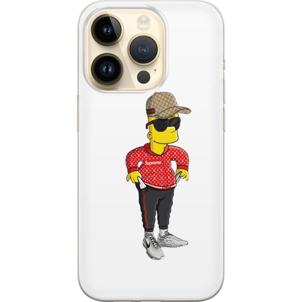 Kompatibel Mobilcover til Apple iPhone 14 Pro Bart Simpsons SUP