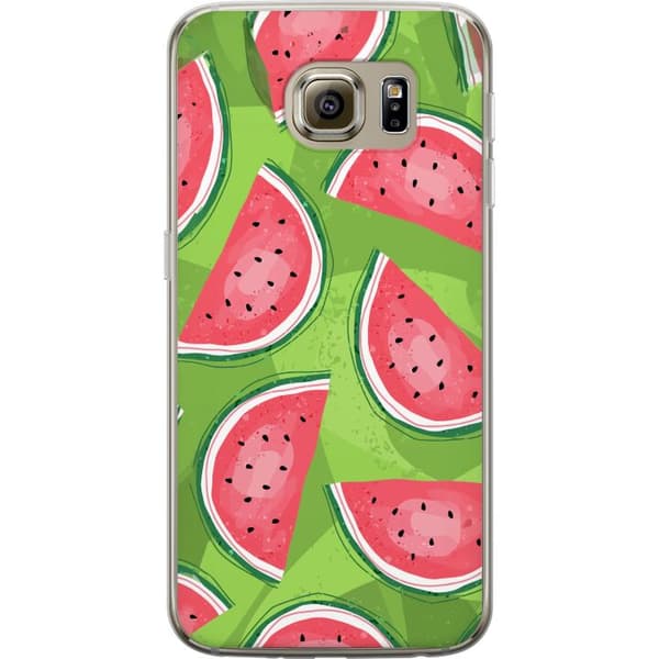 Kompatibelt Mobildeksel til Samsung Galaxy S6 Vattenmelon
