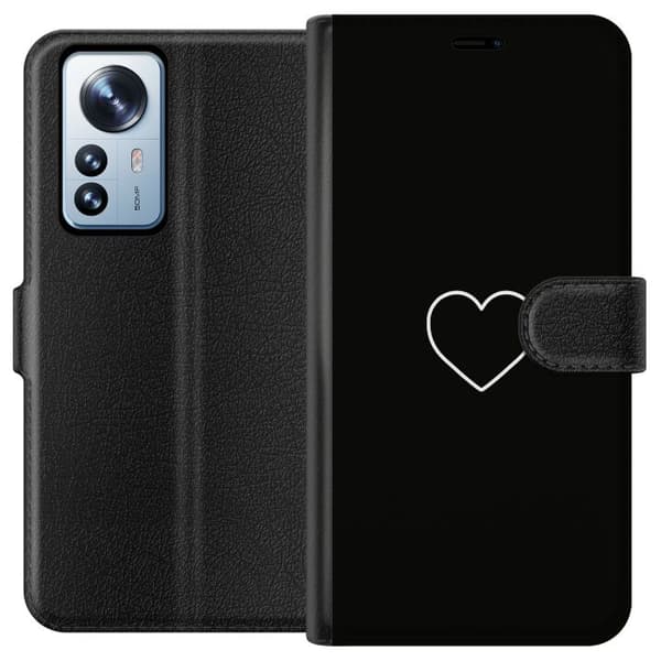 Kompatibel Tegnebogsetui til Xiaomi 12 Pro Hjerte