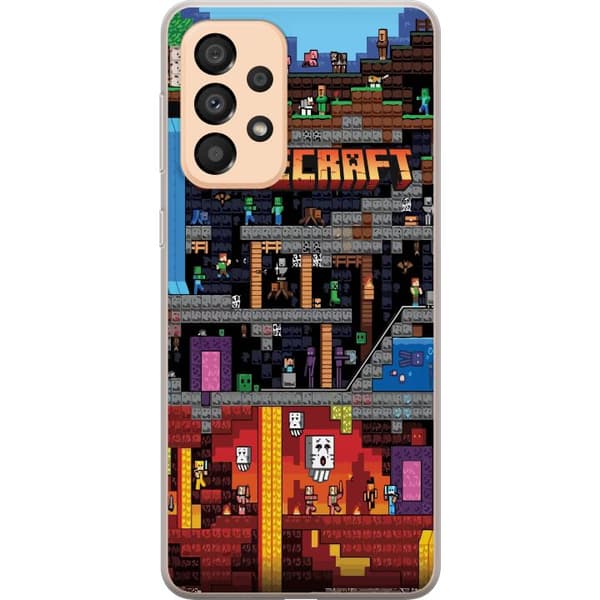 Kompatibelt Mobildeksel til Samsung Galaxy A33 5G Minecraft