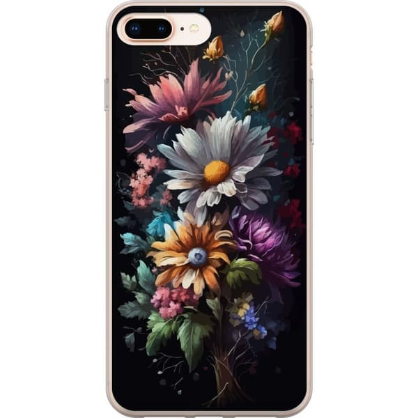 Kompatibelt Mobilskal till Apple iPhone 8 Plus Blommor
